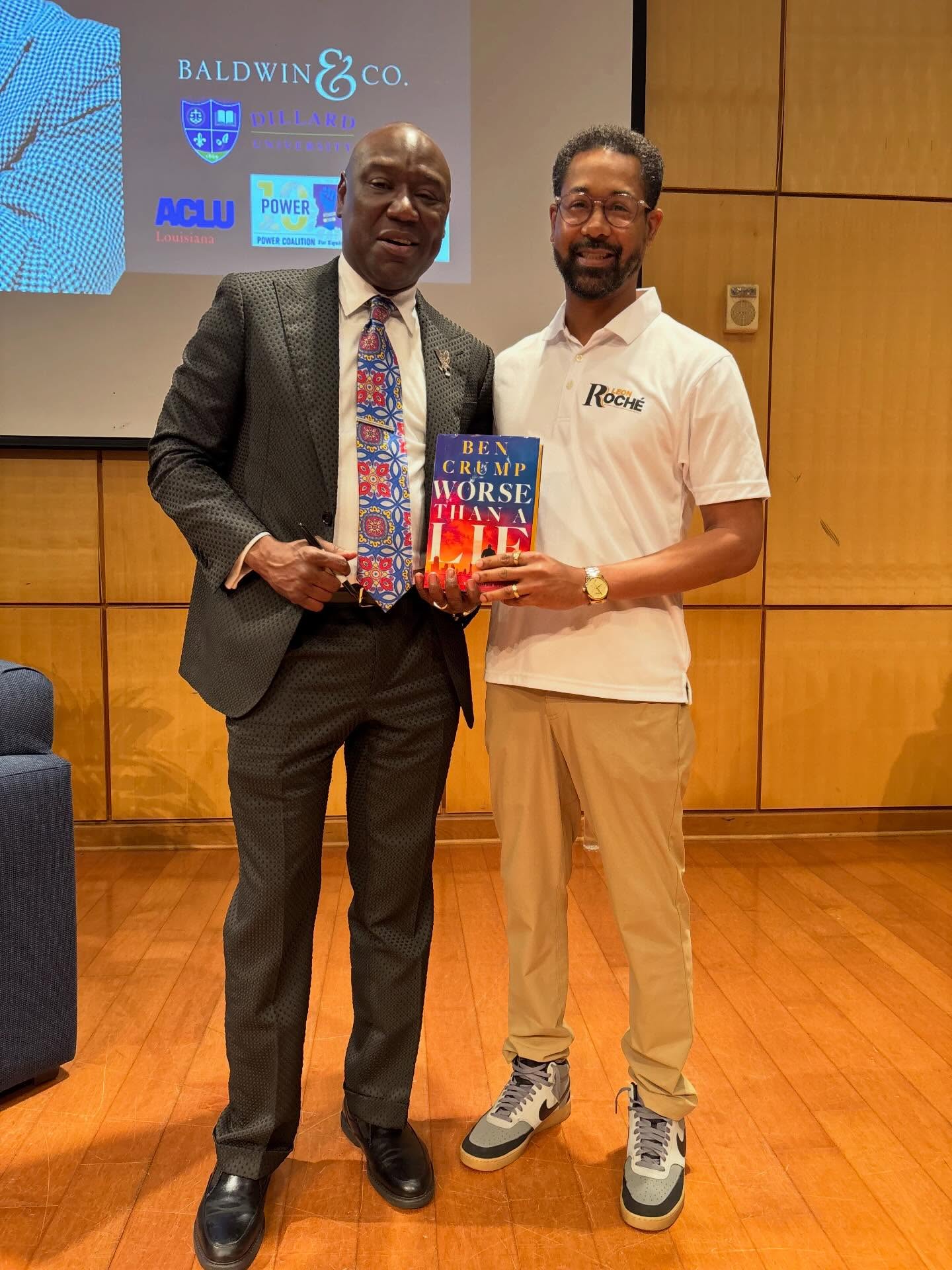 Leon with Ben Crump